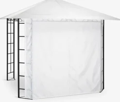 FAABORGPanel lateral cenador FAABORG A2,3xA2m blanco