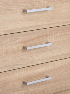 FANDRUPArmario FANDRUP 97x176 2 puertas 3 cajones color roble claro