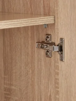 FANDRUPArmario FANDRUP 145x176 3 puertas 3 cajones color roble cl