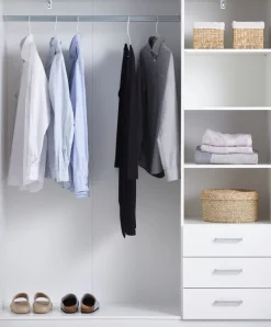 FANDRUPArmario FANDRUP 145x176 3 puertas 3 cajones blanco