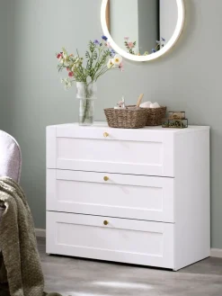 FRAMLEVCómoda FRAMLEV 3 cajones blanco
