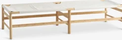 FRYDENDALDiván cama FRYDENDAL 196x72 tela beis/bambú