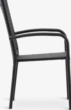 FUGLEBJERGSilla apilable FUGLEBJERG negro