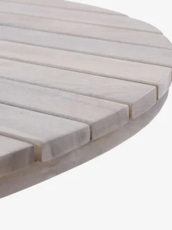 FUGLSAND + TUERNEMesa FUGLSAND Ø120 madera dura + 4 sillas TUERNE natural