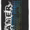 GAMINGPLUSJuego funda nórdica GAMING 155x220 negro