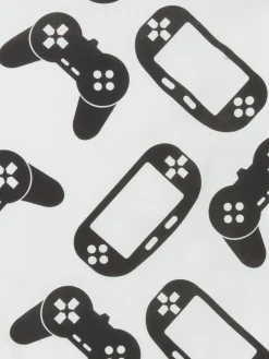 GAMINGPLUSJuego funda nórdica GAMING 155x220 negro