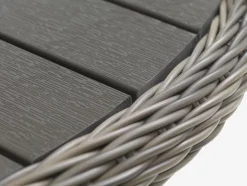 GAMMELBYMesa GAMMELBY Ø130 + 4 sillas GAMMELBY gris