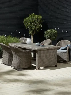 GAMMELBYMesa GAMMELBY L225 + 4 sillas GAMMELBY gris