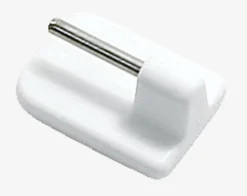 Gancho adhesivo blanco 4 unidades