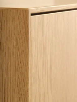 GEDSERMódulo de pared GEDSER armario color roble cálido