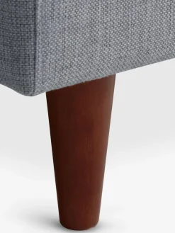 GEDVEDSofá chaise longue GEDVED tela gris claro