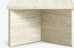 GELSTEDMesa de centro GELSTED 60x60 color travertino
