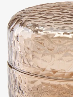 GENEVADBote GENEVAD Ø10xA6cm cristal marrón