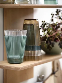 GERLEFVaso de plástico GERLEF Ø9xA10cm 4 unidades variado