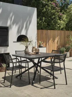 GOTHENBURGMesa de jardín GOTHENBURG A120xL120 gris