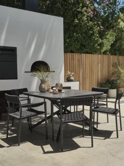GOTHENBURGMesa de jardín GOTHENBURG A120xL120 gris