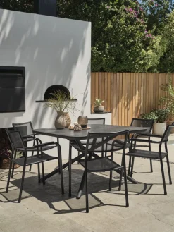 GOTHENBURGMesa de jardín GOTHENBURG A120xL120 gris