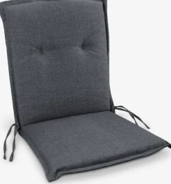 GUDHJEMCojín de jardín silla respaldo bajo GUDHJEM gris oscuro