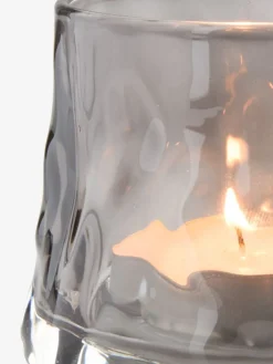 GUDMANPortavelas de velas pequeñas GUDMAN Ø8xA7cm gris