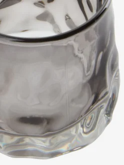 GUDMANPortavelas de velas pequeñas GUDMAN Ø8xA7cm gris