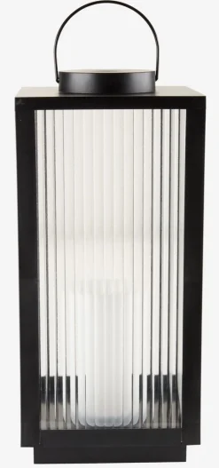 GULDSMEDFarol ULDSMED A22xL22xA48cm con LED negro