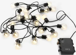 GULIRISKGuirnalda luces exterior GULIRISK L380cm 20 LED transparente