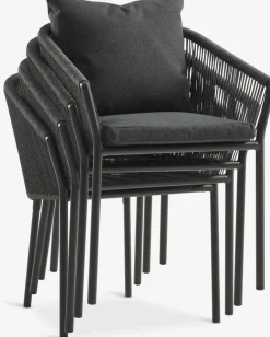 HAGEN + GILJAMesa HAGEN L160 + 4 sillas GILJA gris
