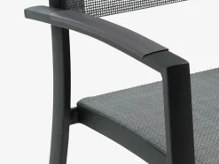 HAGEN + STRANDBYMesa HAGEN L160 + 4 sillas STRANDBY gris