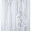 HAKKASPLUSCortina de ducha HAKKAS 180x200cm blanco/gris