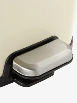 HALLENCubo con pedal HALLEN 5L con cierre suave color crema