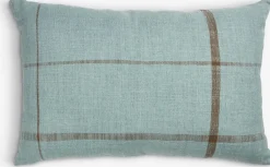 HALLONCojín HALLON 40x60 azul empolvado/marrón