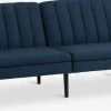 HARNDRUPSofá cama HARNDRUP tela azul oscuro