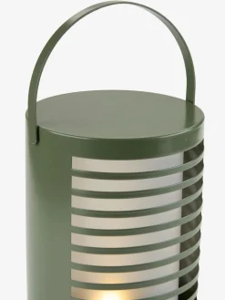 HAVTERNELámpara a pilas HAVTERNE Ø16xA22cm verde oliva
