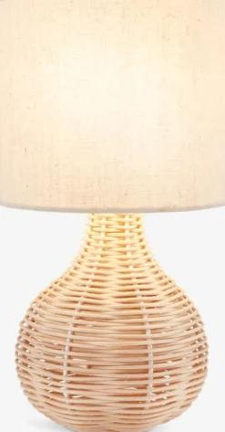 HELMERLámpara de mesa HELMER Ø17xA32cm natural