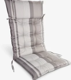 HERRHAGENCojín de jardín para silla reclinable HERRHAGEN gris claro
