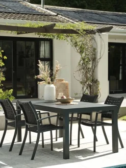 HESTEHAVEMesa de jardín HESTEHAVE A95xL205/275 negro