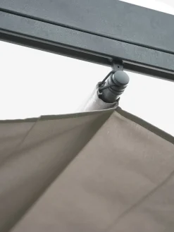 HJORTEMOSEPérgola HJORTEMOSE A3xL3xA2,3m gris claro