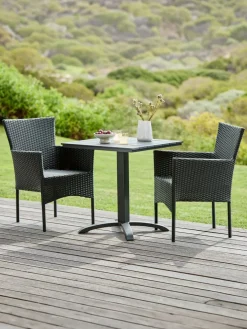 HOBRO + AIDTMesa HOBRO L70 + 2 sillas AIDT negro