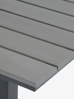HOBRO + ILDERHUSEMesa HOBRO L70 gris + 2 sillas ILDERHUSE negro