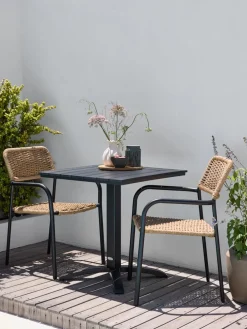 HOBROMesa de balcón HOBRO A70xL70 negro