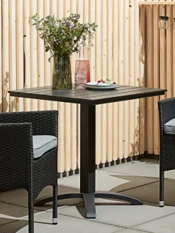 HOBROMesa de balcón HOBRO A70xL70 negro