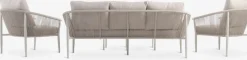 HOLMESTRANDConjunto muebles jardín HOLMESTRAND 5 plazas beis