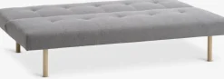 HOLSTEDSofá cama HOLSTED tela gris/natural