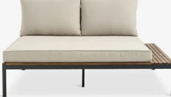 HOUConjunto jardín HOU chaise longue 6 plazas madera dura