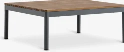 HOUConjunto jardín HOU chaise longue 6 plazas madera dura