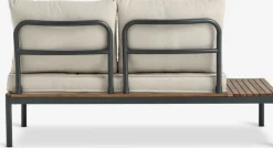 HOUConjunto jardín HOU chaise longue 6 plazas madera dura