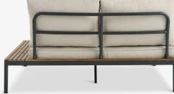 HOUConjunto jardín HOU chaise longue 6 plazas madera dura