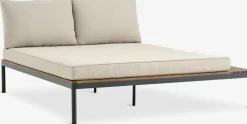 HOUConjunto jardín HOU chaise longue 6 plazas madera dura