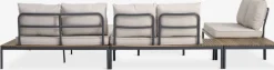 HOUConjunto jardín HOU chaise longue 6 plazas madera dura