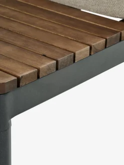 HOUConjunto jardín HOU con chaise longue 3 plazas madera dura